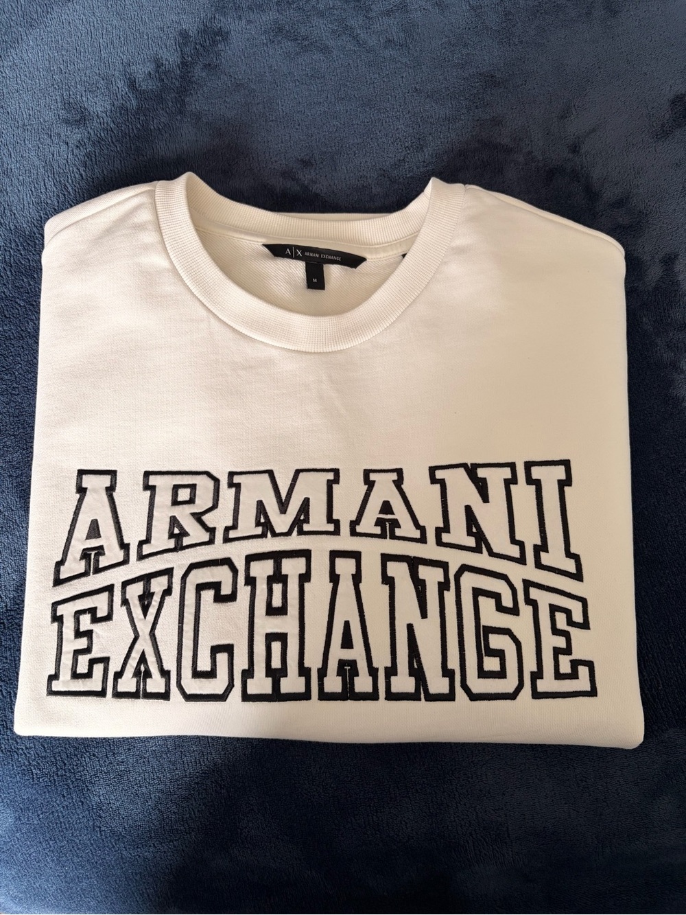 Armani Exchange A|X Collegiate Logo Sweatshirt – Size M